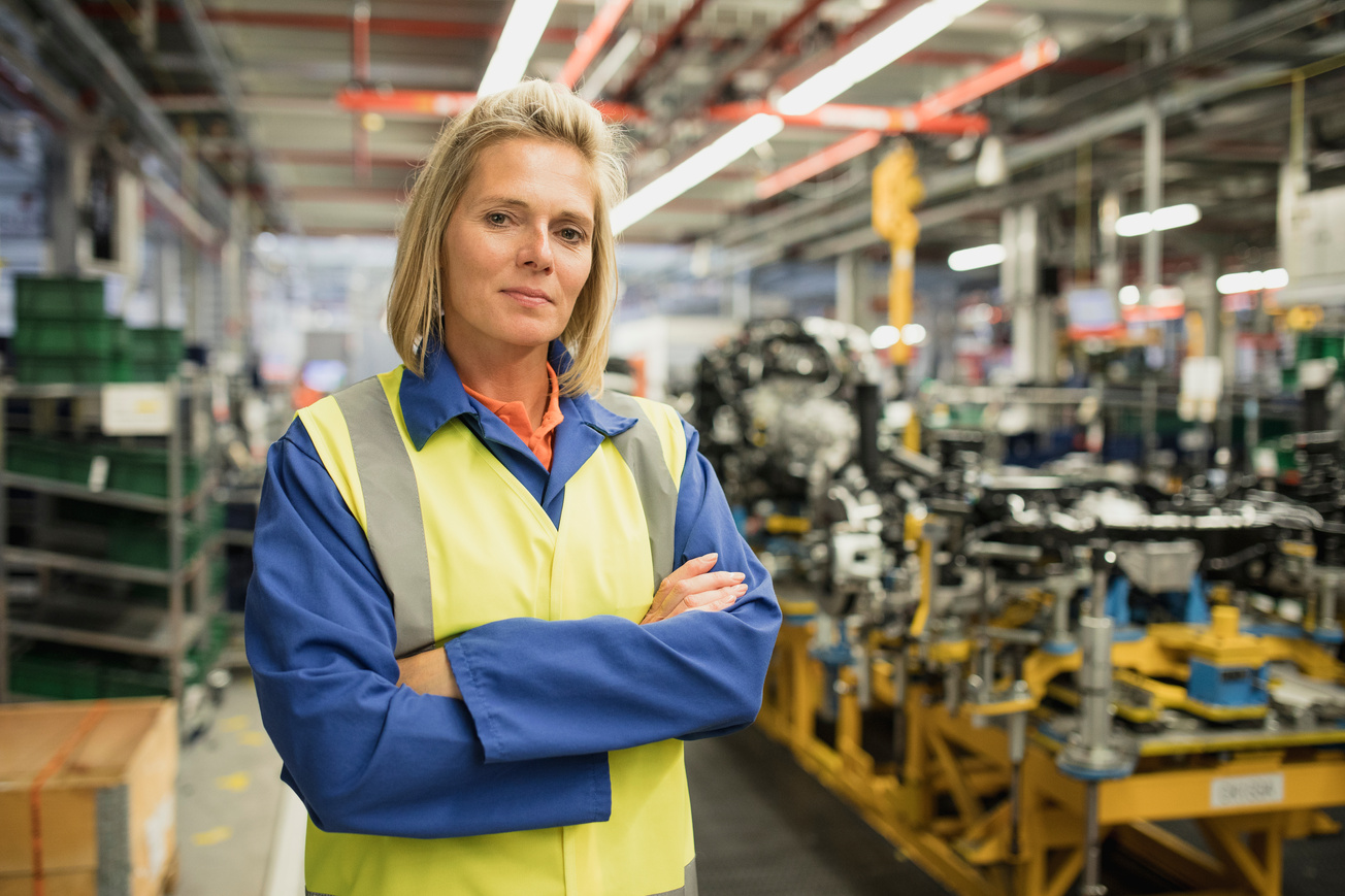 Female Production Line Worker